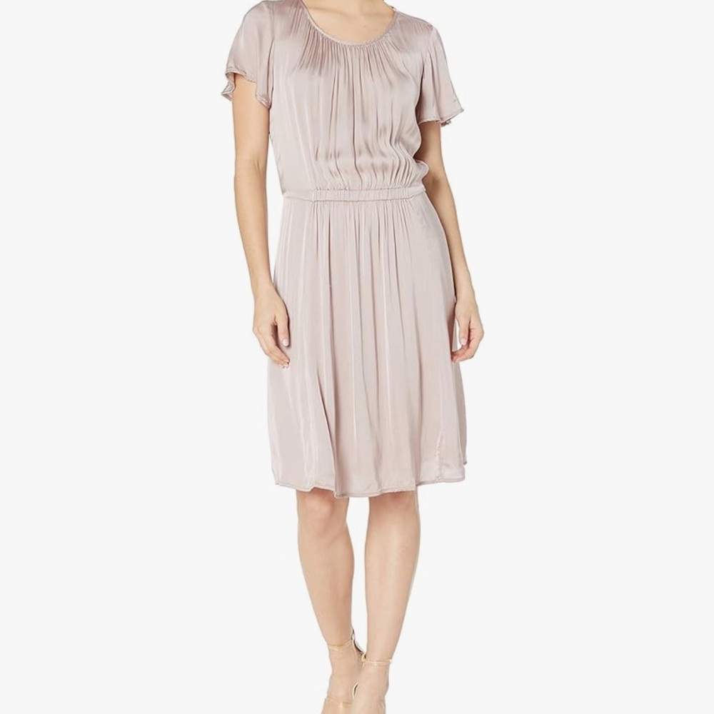 Velvet By Graham & Spenser Pink Champagne Lara Dress Sz: Med